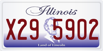 IL license plate X295902
