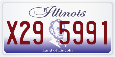 IL license plate X295991