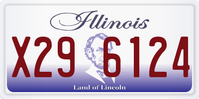 IL license plate X296124