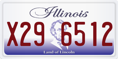 IL license plate X296512
