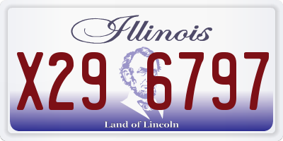 IL license plate X296797