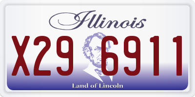 IL license plate X296911