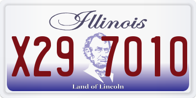 IL license plate X297010
