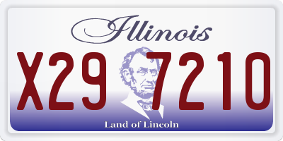IL license plate X297210