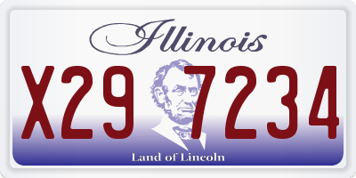 IL license plate X297234