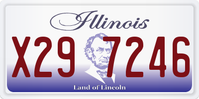 IL license plate X297246