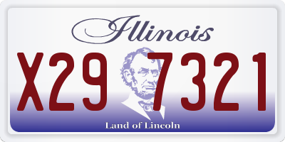 IL license plate X297321