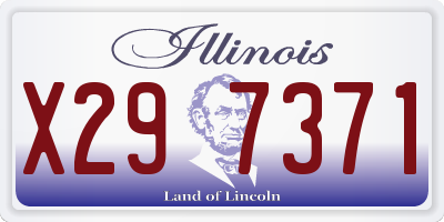 IL license plate X297371