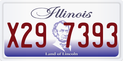 IL license plate X297393