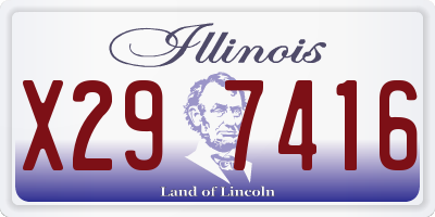 IL license plate X297416