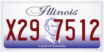 IL license plate X297512