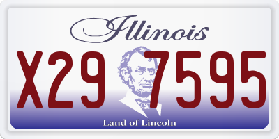 IL license plate X297595
