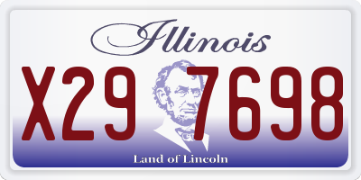 IL license plate X297698