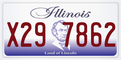 IL license plate X297862