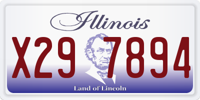 IL license plate X297894