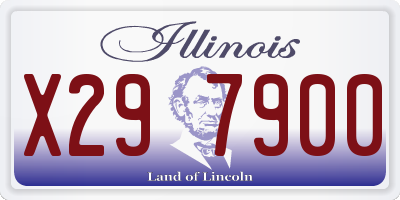 IL license plate X297900