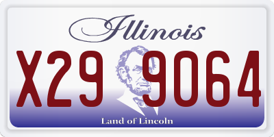 IL license plate X299064