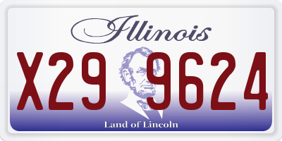 IL license plate X299624
