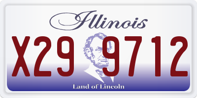 IL license plate X299712