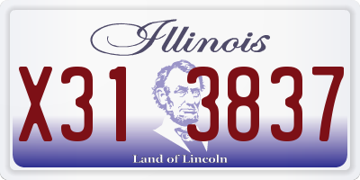 IL license plate X313837