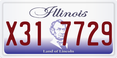 IL license plate X317729