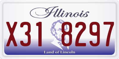 IL license plate X318297