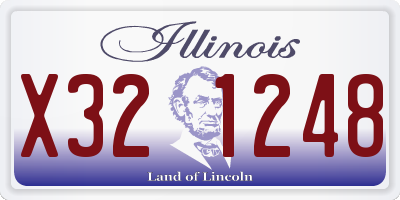 IL license plate X321248