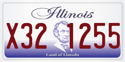 IL license plate X321255