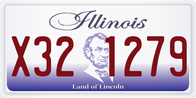 IL license plate X321279