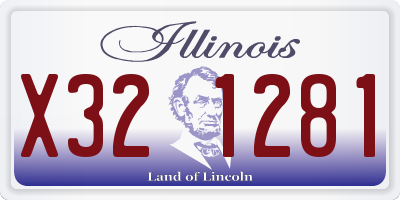 IL license plate X321281
