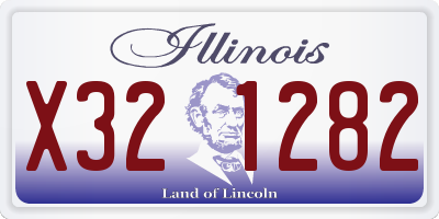IL license plate X321282