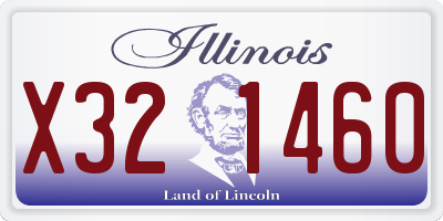 IL license plate X321460