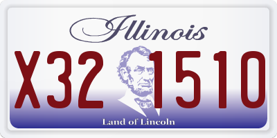 IL license plate X321510