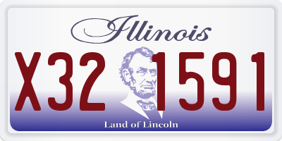 IL license plate X321591