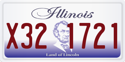 IL license plate X321721