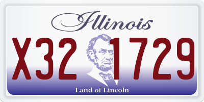 IL license plate X321729
