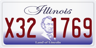 IL license plate X321769