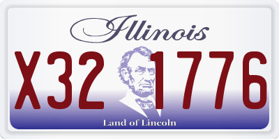 IL license plate X321776