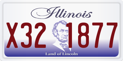 IL license plate X321877