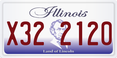 IL license plate X322120