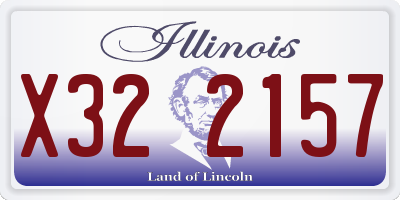 IL license plate X322157