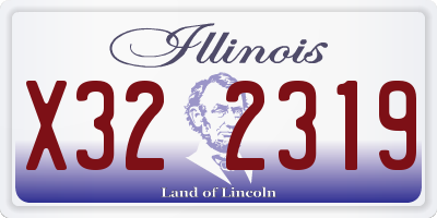 IL license plate X322319