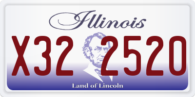 IL license plate X322520