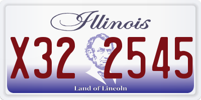 IL license plate X322545