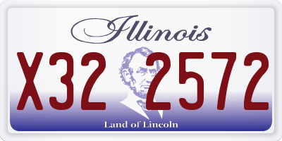 IL license plate X322572