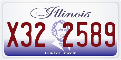 IL license plate X322589