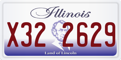 IL license plate X322629