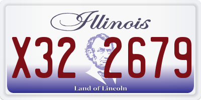 IL license plate X322679