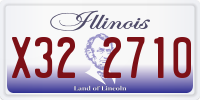 IL license plate X322710