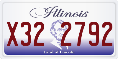 IL license plate X322792